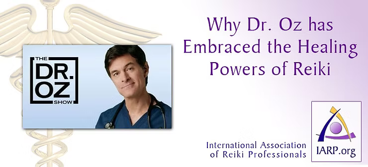 Dr Oz discussing the healing powers of Reiki — energy healing insights from Earth Aya Energy