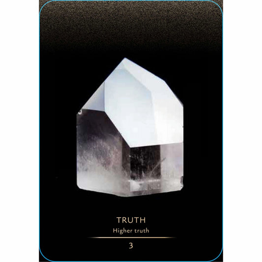 Oracle card reflecting the concept of Higher Truth, encouraging clarity, integrity, and alignment with one’s soul’s wisdom.