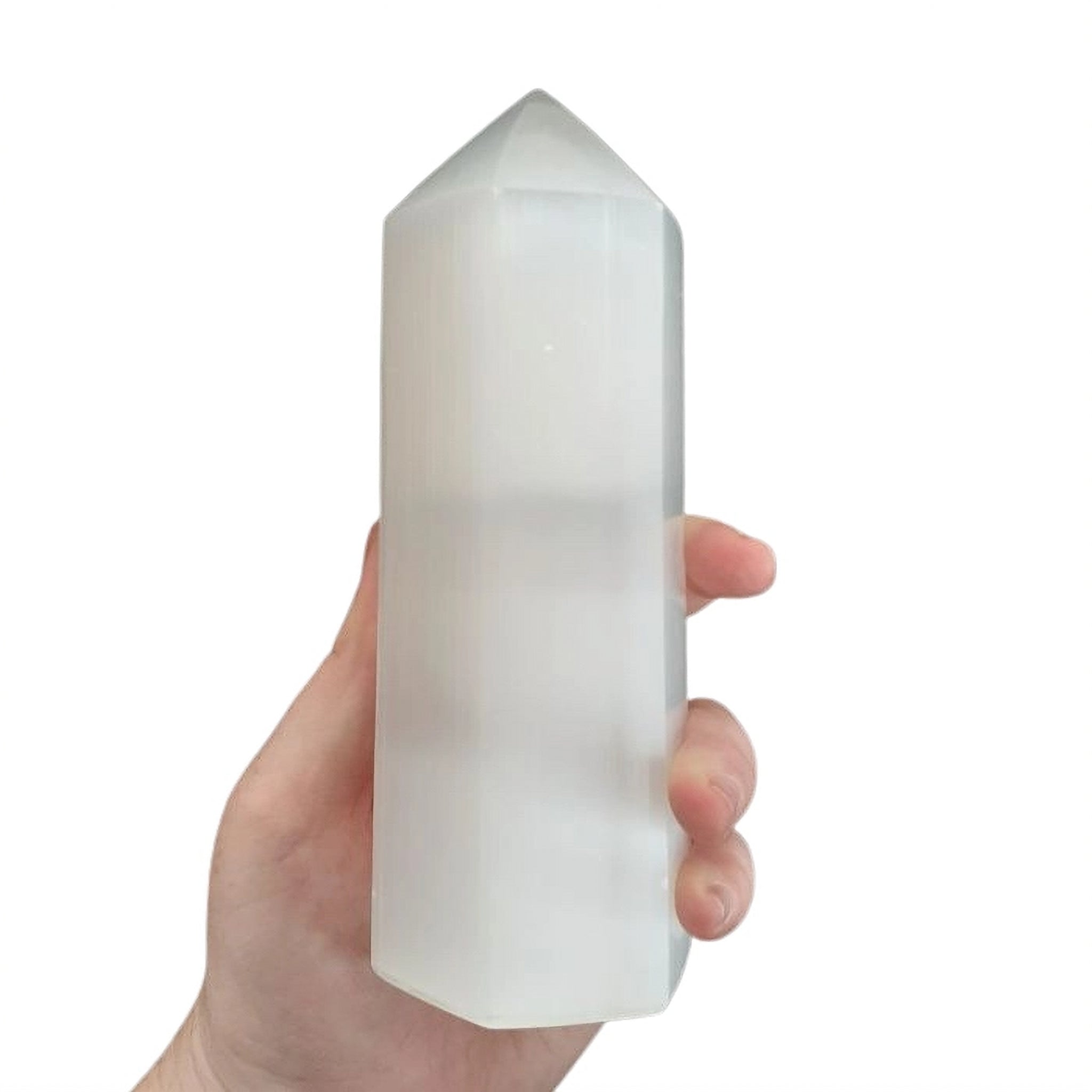 Selenite Generator Tower – 15cm Crystal for Clarity & Protection image 0