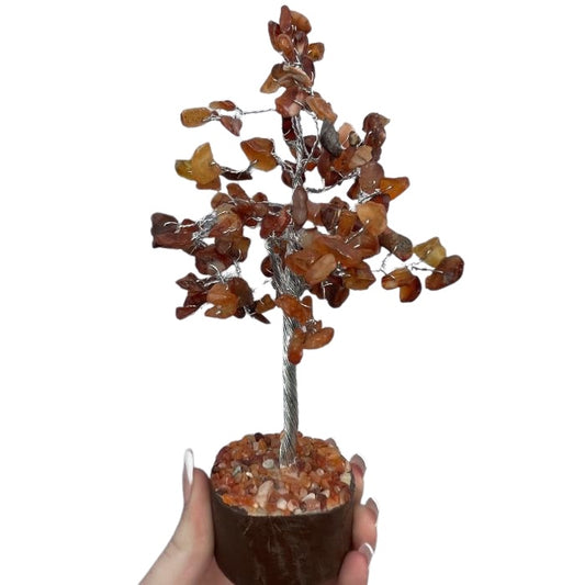 Carnelian Crystal Tree – 20cm | Creativity, Confidence & Energy Decor image 0