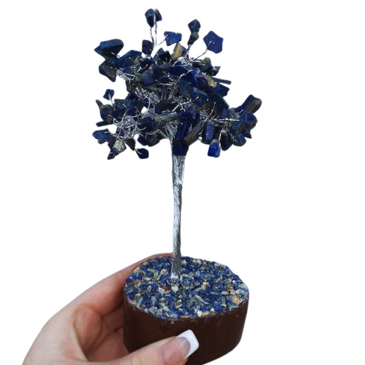 Lapis Lazuli Crystal Tree – 20cm | Wisdom, Intuition & Truth Decor image 0