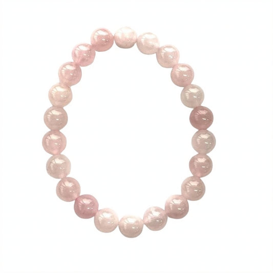 Rose Quartz Bracelet – Crystal of Love, Healing and Harmony image 1